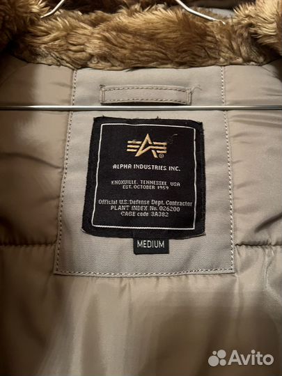 Куртка зимняя парка Alpha industries