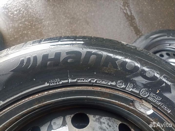 185/65 R15 Hankook Kinergy Eco Лето Штампованные R15 pсd:4x100 ет:50 DIA:60.1