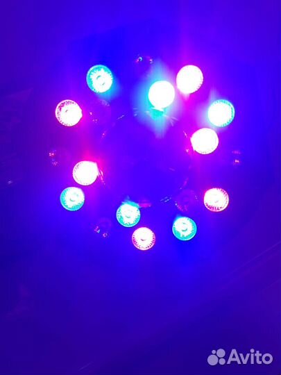 Комбенированная светомузыка RGB + Disco Bal Dmx512