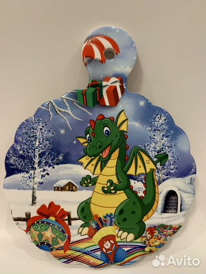 Подставка под горячее Новогодний дракон