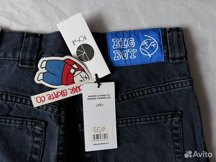 Джинсы Polar Big Boy Blue Black Оригинал old logo