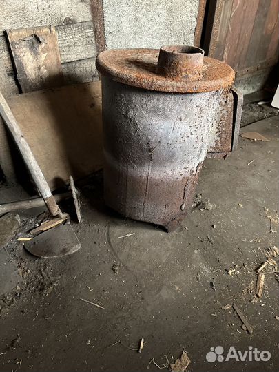 Печь буржуйка чугунная