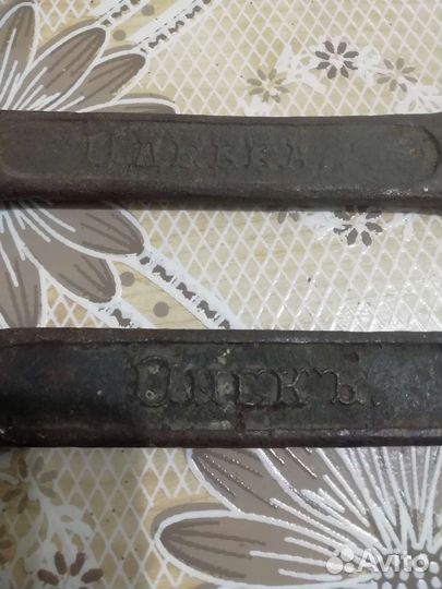 Старинный гаечный ключи 3шт