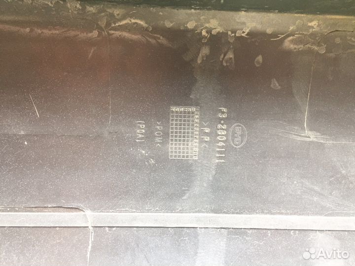 Задний бампер BYD F3