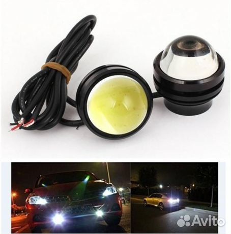 Ходовые огни LED линза 15W, 45мм, 12V