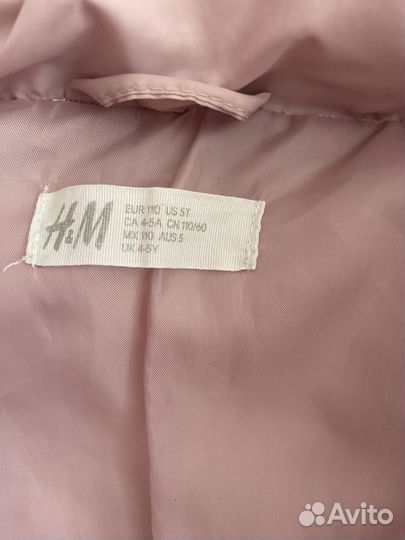 Куртка hm демисезонная для девочки 110