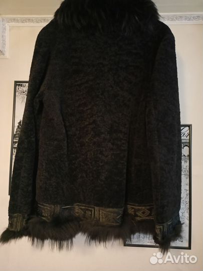 Полушубок натуральный авто-леди 48-52 размер