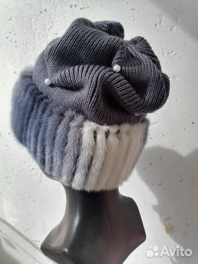 Шапка из меха норки