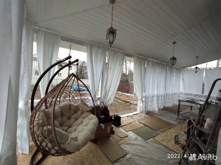 Шторы для веранды/шторы в беседку/кафе