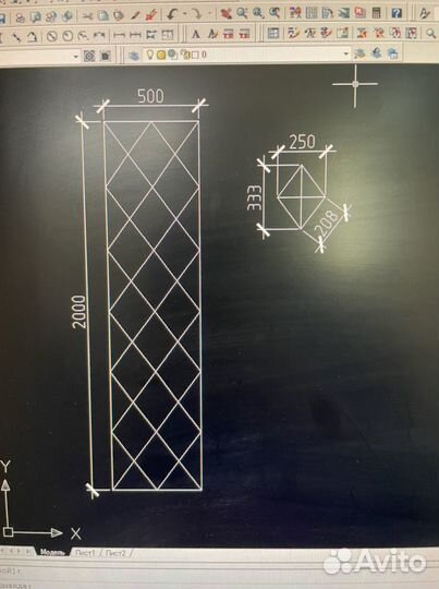 Зеркало панно