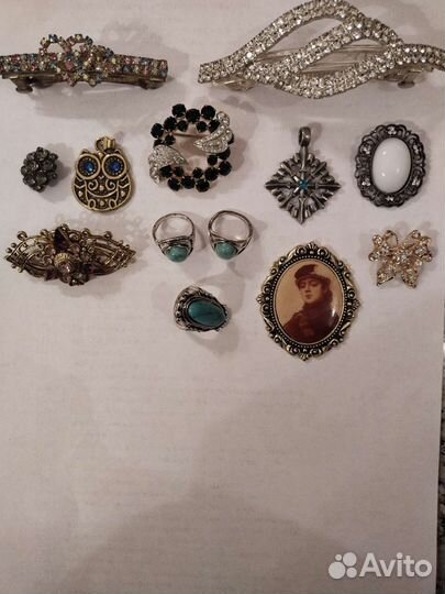 Бижутерия СССР (бусы, серьги, кулоны, браслеты)