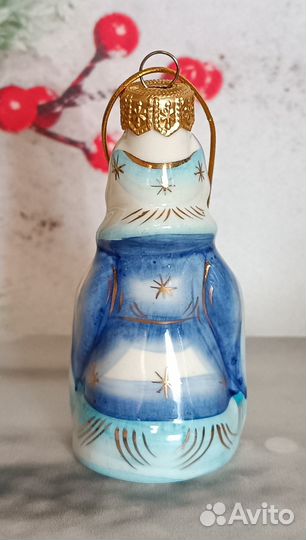 Елочные игрушки Снегурочка Лефортово фарфор