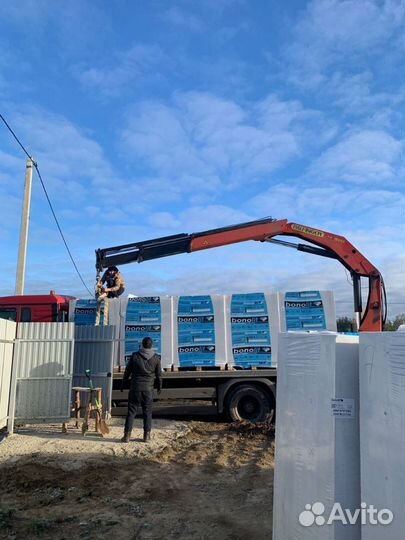 Газобетонные блоки. Доставка и разгрузка