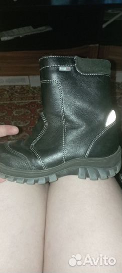 Сапожки зимние детские натуральная кожа 27 размер