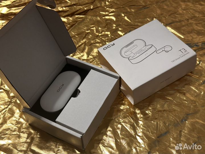 Беспроводные наушники QCY T3 белые