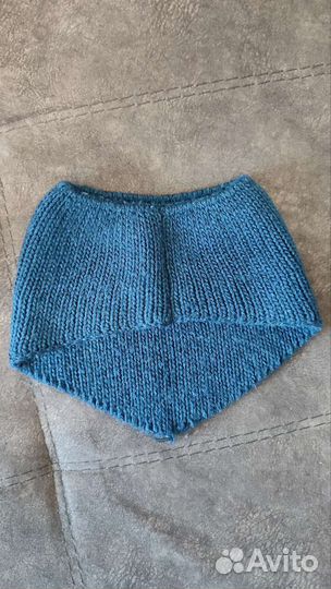 Шапка детская зимняя 44-46 с манишкой