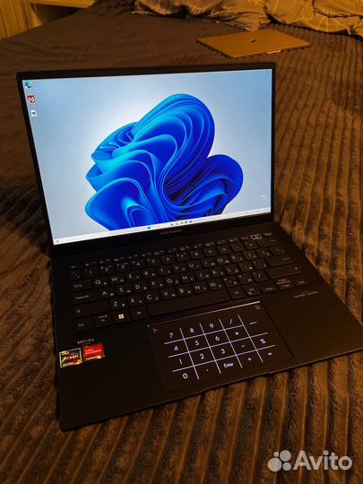 Ноутбук Asus ZenBook 14 2K IPS (Ryzen 5, 16gb, SSD