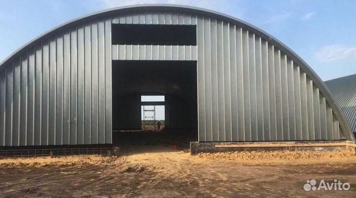 Ангар арочный