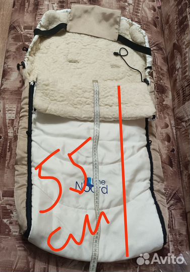 Меховой конверт из овчины в коляску