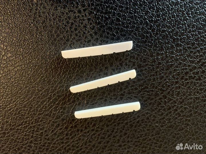 Порожки для гитары верхние и нижние - кость