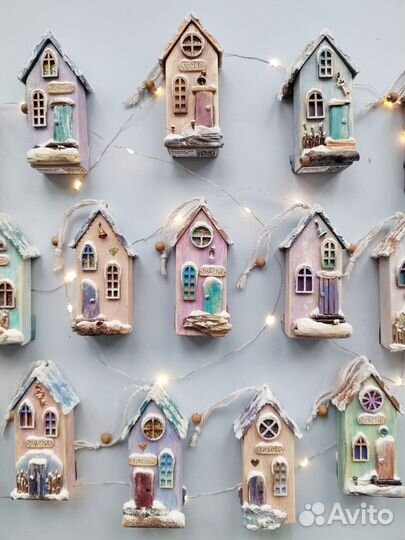 Домики из дерева Ручная работа