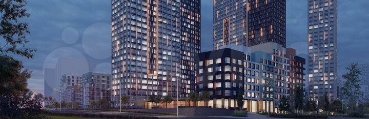 2-к. квартира, 58,3 м², 16/32 эт.