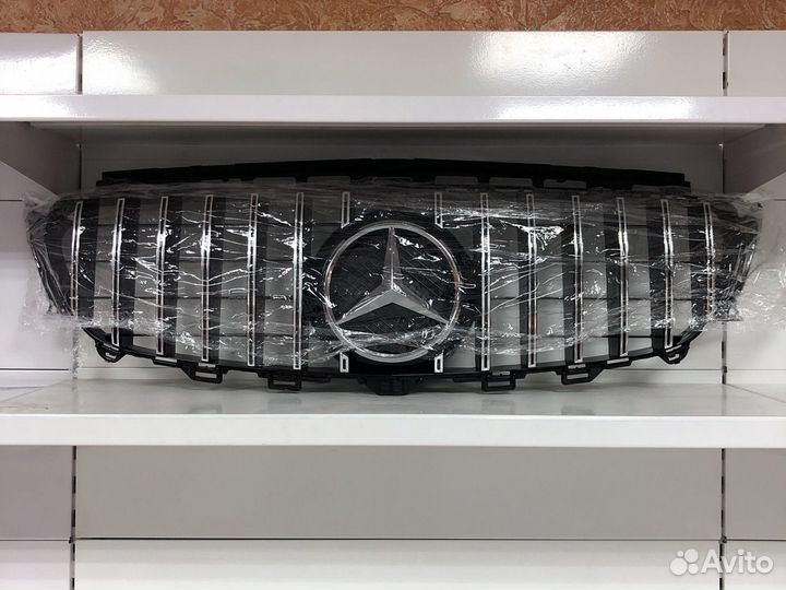 Решетка радиатора Mercedes w213 16-19 Gt стиль