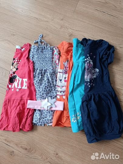 Вещи пакетом для девочки размер 92-104
