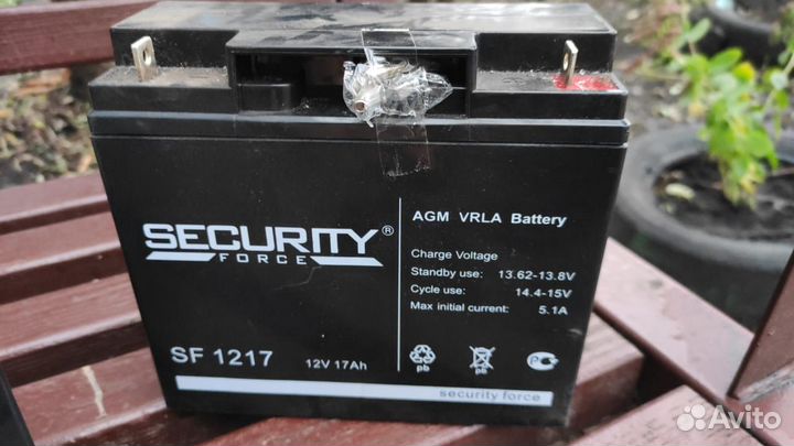 Аккумулятор 12v 17ah