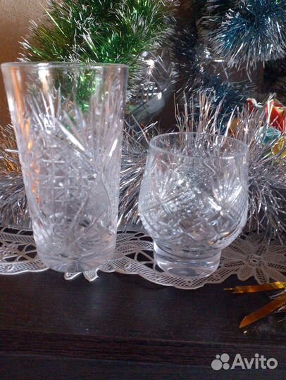 Хрустальные бокалы СССР