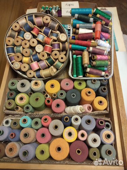 Нитки швейные