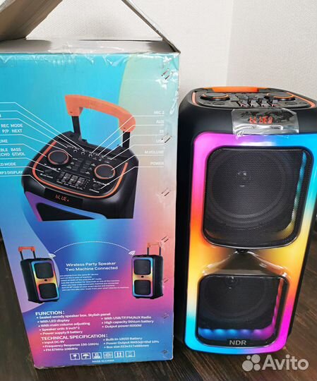 Караоке Bluetooth колонка NDR-1097 40W