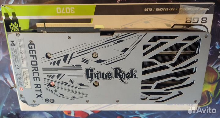 Видеокарта Palit GeForce RTX 3070 GameRock OC