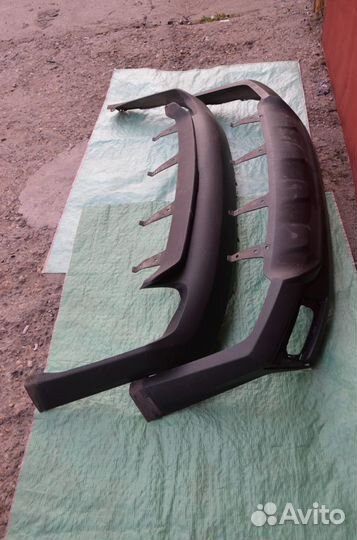 Юбка бампера задняя Lexus Nx