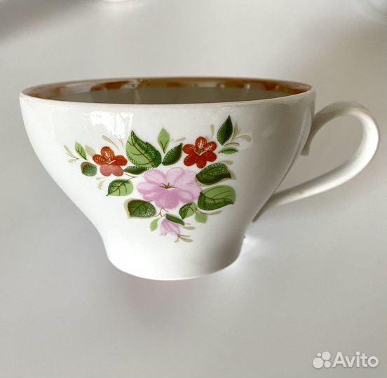 Чайные чашки СССР фарфор