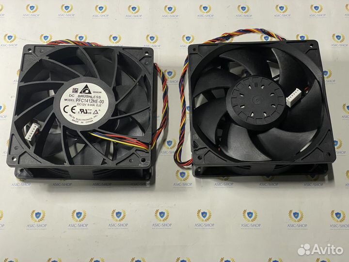 Кулер/Вентилятор Delta 140х140(9A) 6пин WhatsMiner