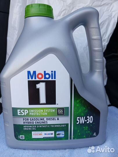 Масло моторное mobil 1 esp 5w30