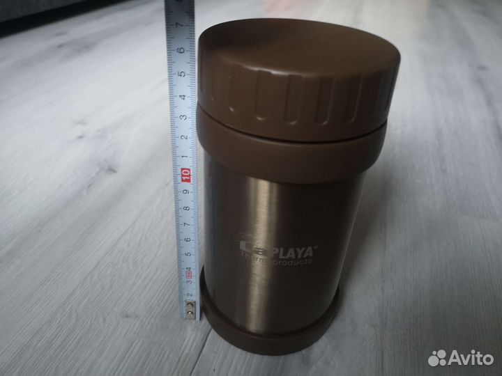 Термос коричневый для еды LA playa 0.5 л