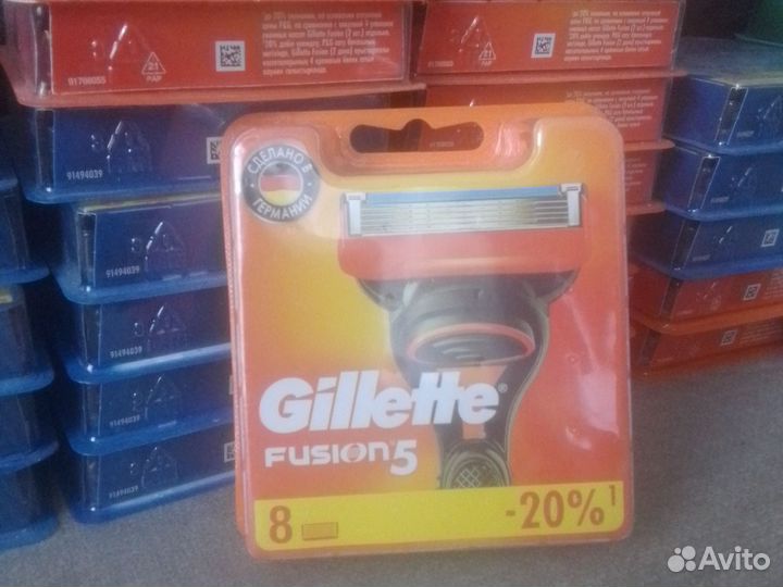 Кассеты для бритья gillette fusion 5