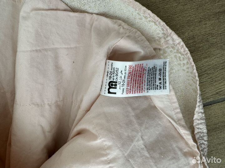 Платье для девочки 92