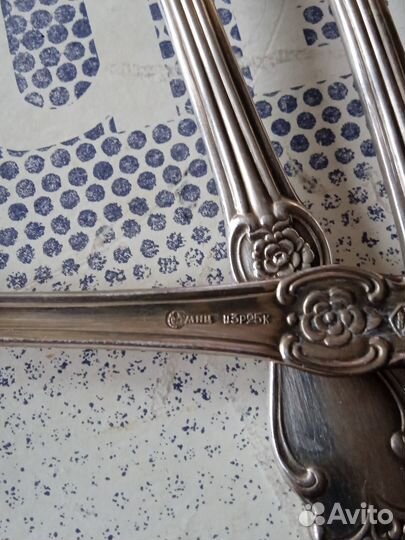 Вилки мнц СССР 6 шт Посеребрение