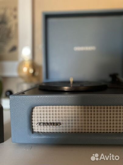 Проигрыватель винила Crosley голубой