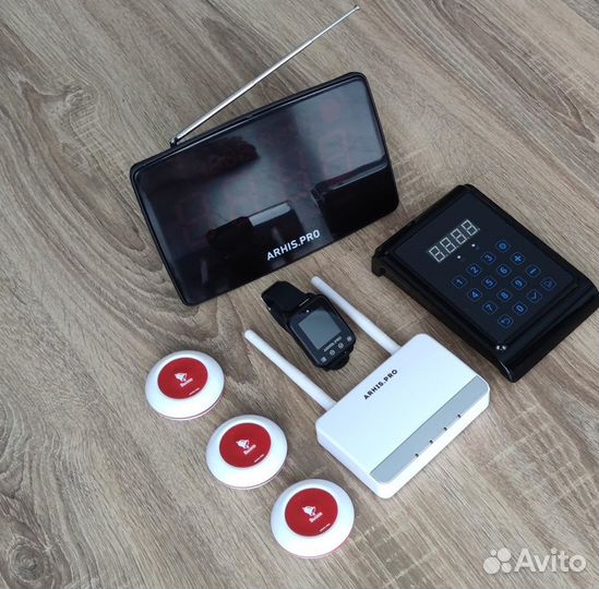 Кнопка вызова персонала, часы, табло, пуль, репите