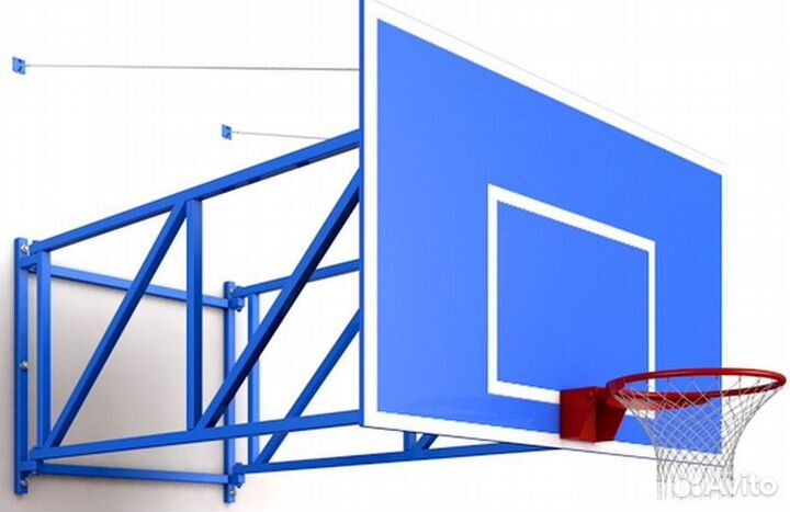 Ферма складная настенная под игровой щит Вынос 200см Pioner A13306