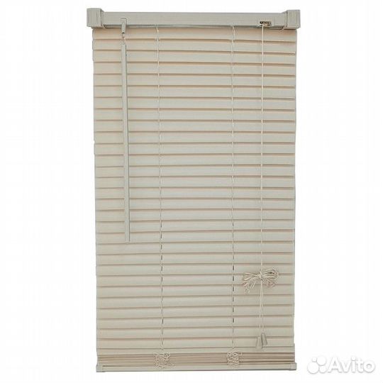 Жалюзи горизонтальные 90x180см бежевые 25мм, арт.A