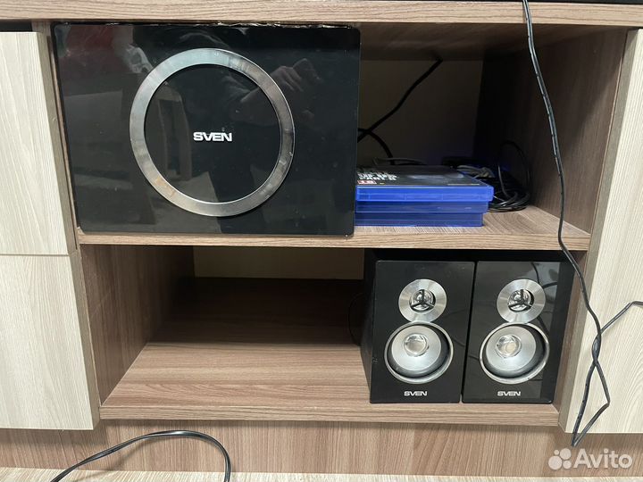 Колонки sven MS-1085 ( колонки с сабуфером )