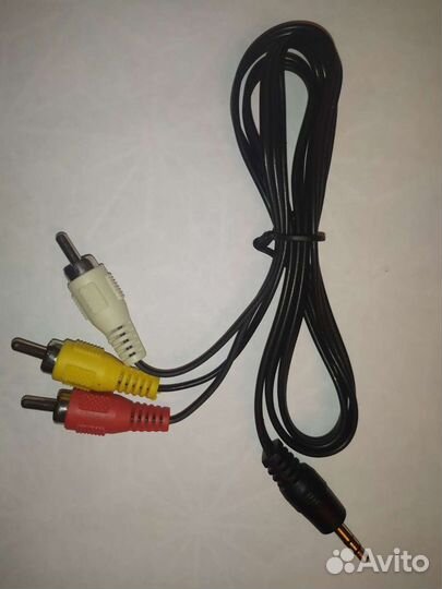 Кабель Штекер Джек 3,5 - тюльпаны 3 RCA