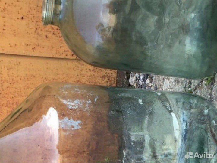 Бутыли стеклянные