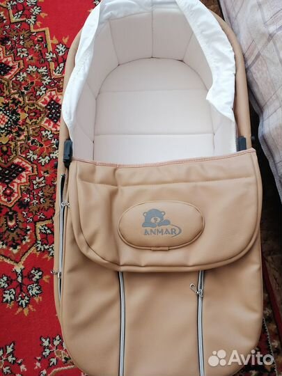 Коляска 2 в 1 эко кожа