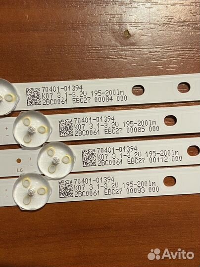 Xiaomi l43m6-6arg подсветка для телевизора